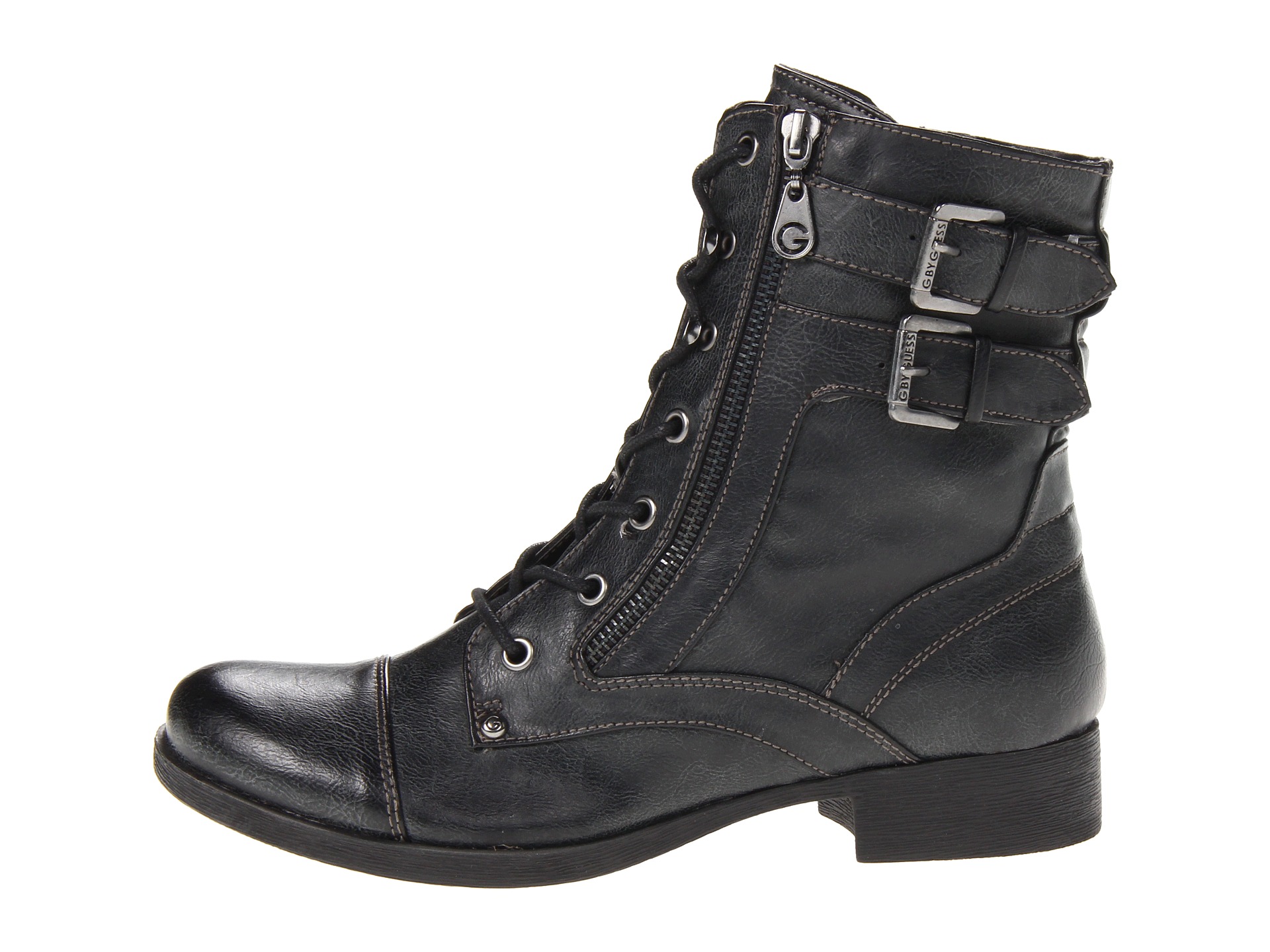 G by Guess? Barb Lace-Up Buckle Boots - Photo 1118055 / Coolspotters