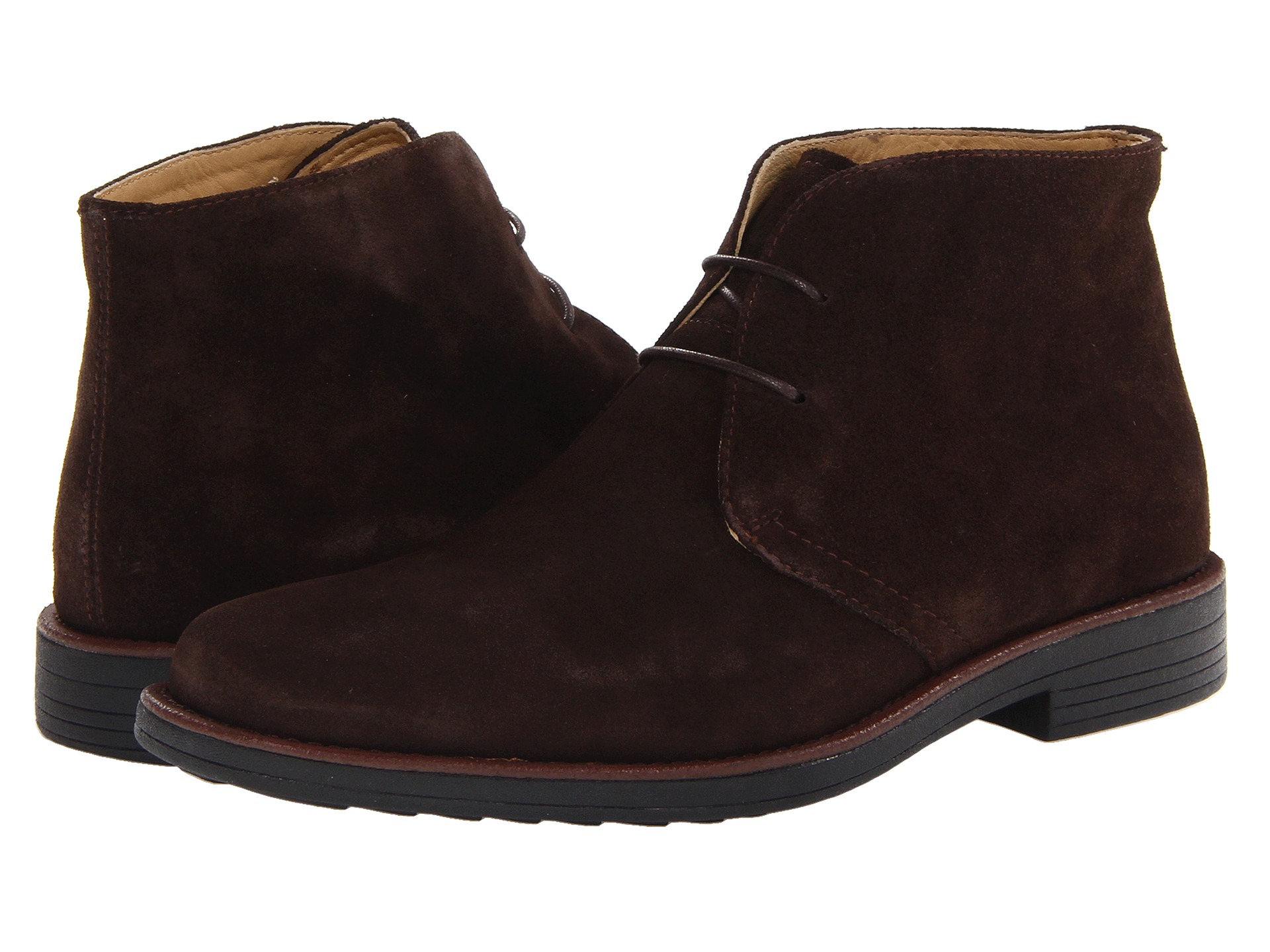 Steptronic Lace Up Chukka Boot Chocolate Suede