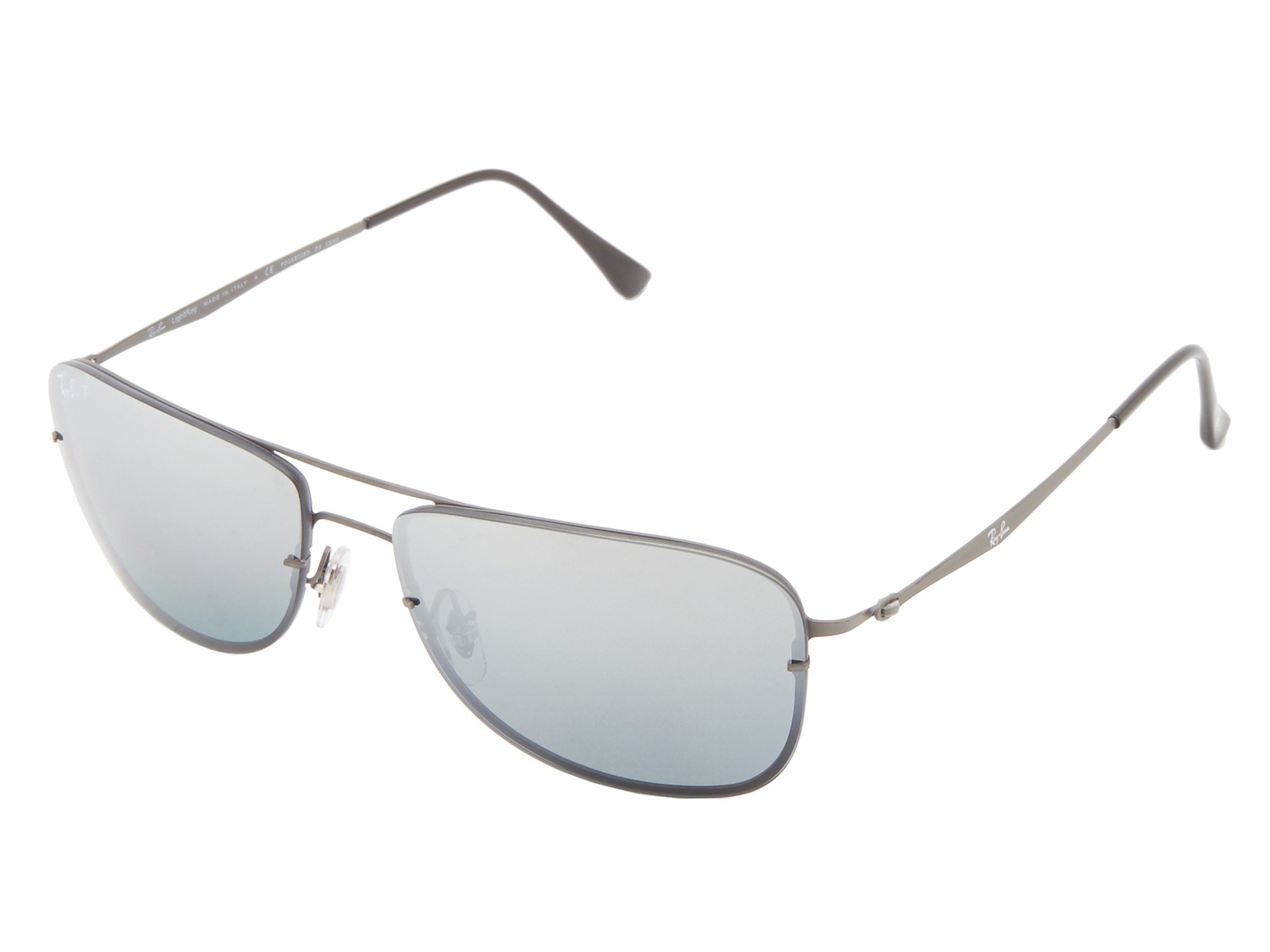 Ray Ban 0RB8054 size 59 Polar Grey Silver Mirror