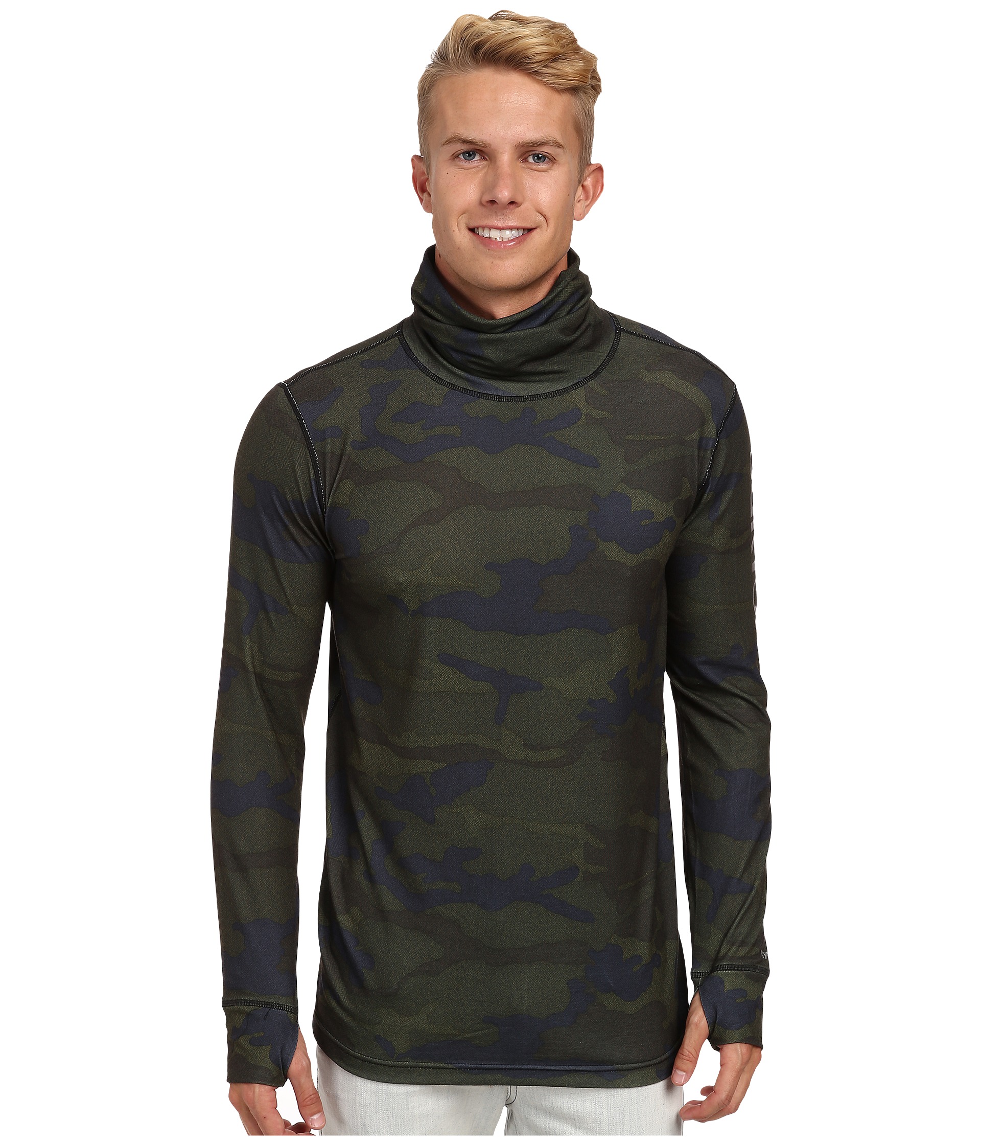 Burton MB Midweight Long Neck Lowland Camo