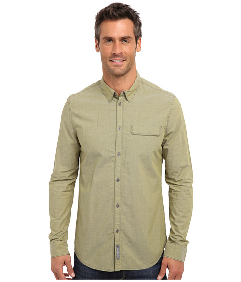 Cheap Calvin Klein Jeans Warm Olive L/S Woven Check Shirt Warm Olive ...