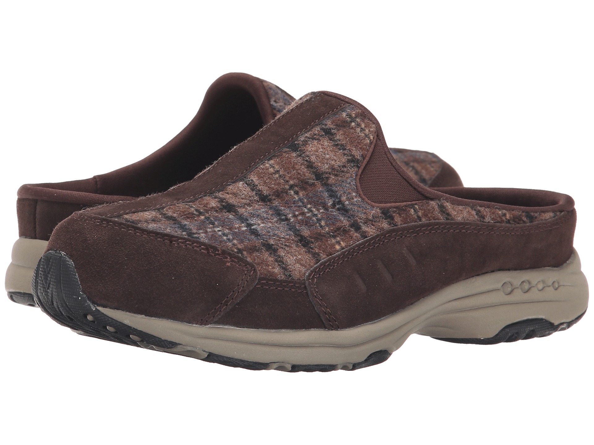 Easy Spirit Traveltime Dark Brown/Dark Brown Multi Suede