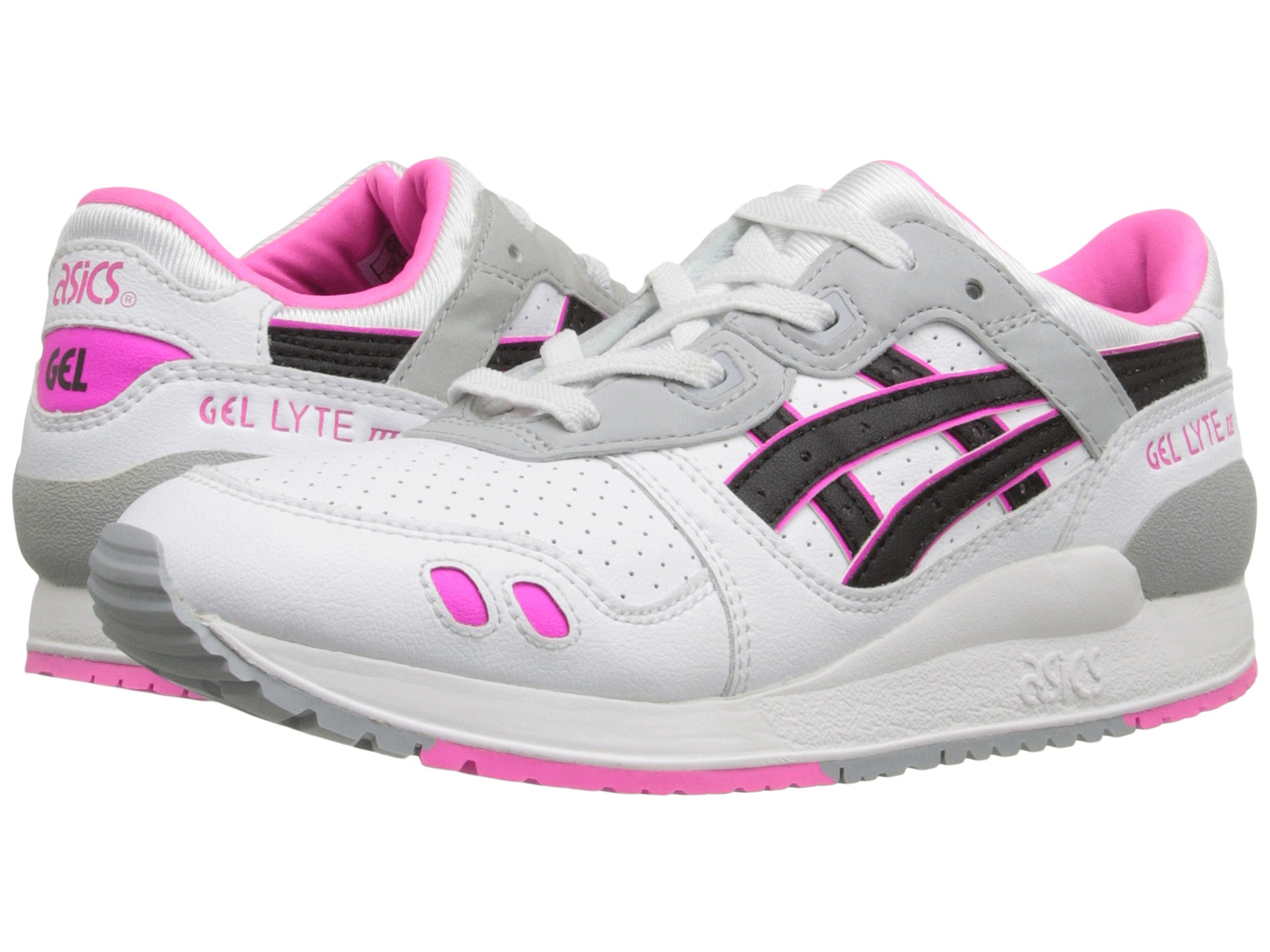 Onitsuka Tiger Kids by Asics Gel Lyte™ III PS (Little Kid) White/Black