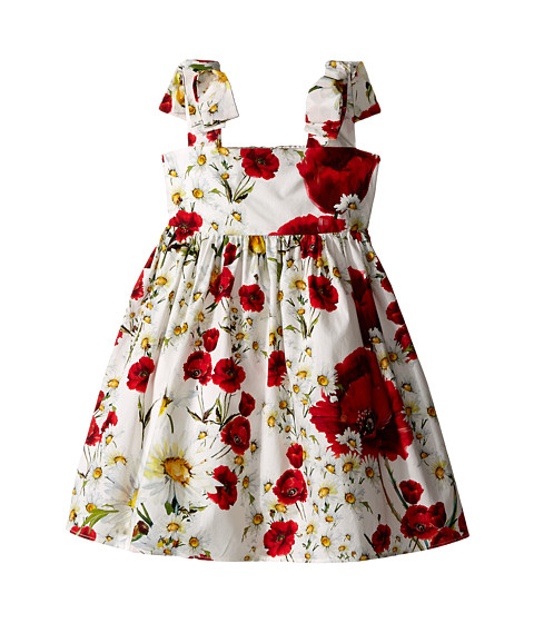 Dolce & Gabbana Kids Fiori Dress (Toddler/Little Kids) - 6pm.com
