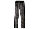 Printed Loose Pants with Elastic Drawstring Waist & Zipper Pocket Detail (Big Kids)