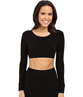 KAMALIKULTURE by Norma Kamali - Crew Neck Cropped Top