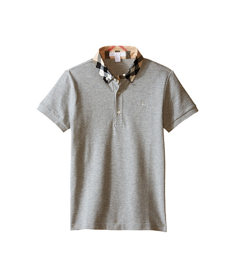 brown burberry polo shirt