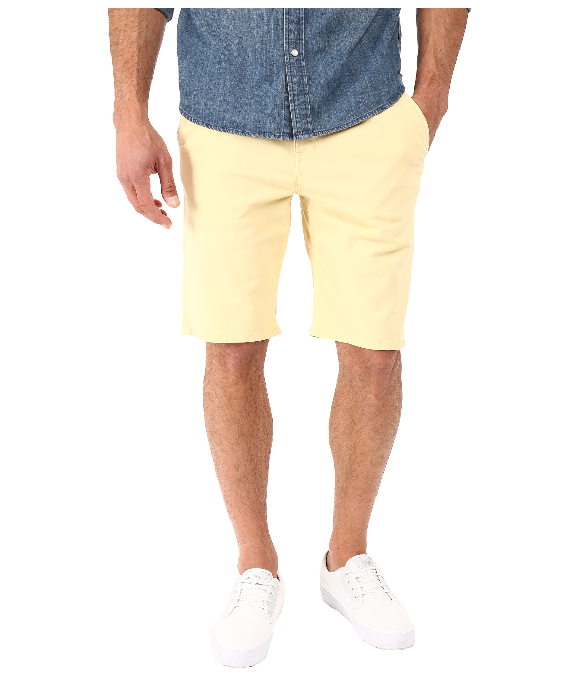 Joes Jeans Brixton Trouser Shorts in Pina Colada Pina Colada