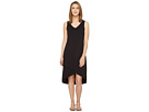 Cotton Modal Spandex Jersey Crossover Hem Dress