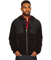 Levi's® - Mixed Media Two-Pocket Hooded Open Bottom Jacket