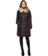 Kate Spade New York - Soft Down Faux Fox Fit and Flare Jacket