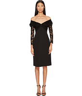 Francesco Scognamiglio - Off the Shoulder Long Sleeve Lace Dress