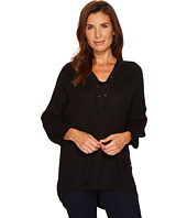 Culture Phit - Kaydence Long Sleeve Lace-Up Sweater