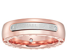 Tailored Two-Tone Logo Plaque Band Ring
