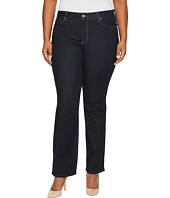 NYDJ Plus Size - Plus Size Marilyn Straight Jeans in Larchmont Wash
