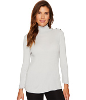Ellen Tracy - Sleeve Slit Detail Turtleneck