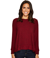 Nally & Millie - Brushed Panel Seam Cuff Sleeve Top