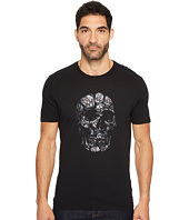 John Varvatos Star U.S.A. - Floral Skull Graphic Tee K3365T3B
