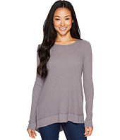 Dylan by True Grit - Softest Slub Waffle Asymmetrical Top