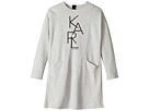Long Sleeve Milano Dress with Logo Graphics (Little Kids)