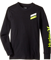 Hurley Kids - Icon Slash Long Sleeve Tee (Big Kids)
