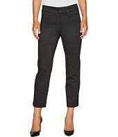 Liverpool - Vera Crop Flare Trousers with Welt Pockets in Mini Check Ponte Knit