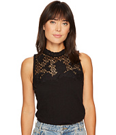 Lucky Brand - Lace Mock Neck Top
