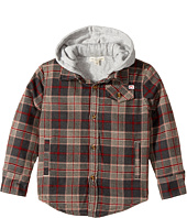 Appaman Kids - Glen Full Lined Hooded Flannel Sweatshirt (Toddler/Little Kids/Big Kids)