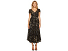 Lame Stars Print, Silk Georgette Dress
