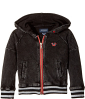 True Religion Kids - Moto Zip-Up Hoodie (Toddler/Little Kids)