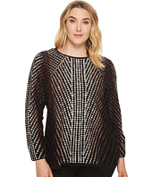 NIC+ZOE - Plus Size A La Merlot Top