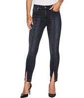 7 For All Mankind - The Ankle Skinny w/ Seams & Front Pockets in Vintage Noir 5