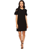 Rebecca Taylor - Short Sleeve Crepe Lace Dress