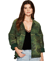 Free People - Slouchy Military Jacket - Camo