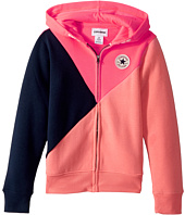 Converse Kids - Color Blocked Front Zip (Big Kids)