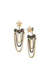 Steve Madden - Star Hexagon Tassel Post Earrings