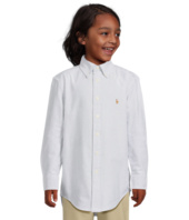 Polo Ralph Lauren Kids - Striped Cotton Oxford Shirt (Big Kids)