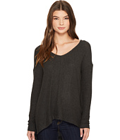 Three Dots - Brushed Sweater Rib High-Low Top