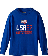 Polo Ralph Lauren Kids - Cotton Jersey Graphic T-Shirt (Little Kids/Big Kids)