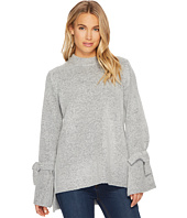 J.O.A. - Tie Sleeve Step Hem Sweater