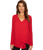 Karen Kane - Long Sleeve Drape Angle Top