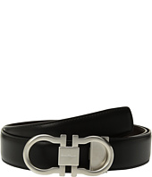 Salvatore Ferragamo - Adjustable & Reversible Gancini Belt - 679650